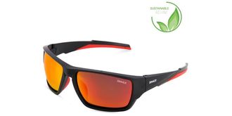Sinner Jacara Asian Fit Polarized SISU-930-10-P58 Mens Sunglasses Black Size 62