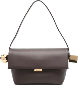 Jacquemus Borsa a spalla Le Rond Carre - Marrone