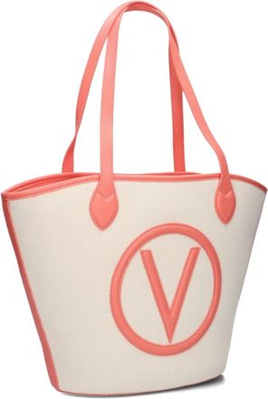 Valentino Tassen, Dames, Beige, ONE Size, Beige Textiel Schoudertas Covent Shopping