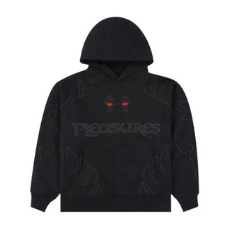 Pleasures Heren, Sweatshirts & Hoodies, Zwart, Maat: XL Katoen