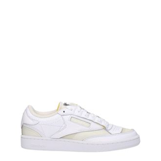Maison Margiela White Fabric Low Top Womens Sneakers