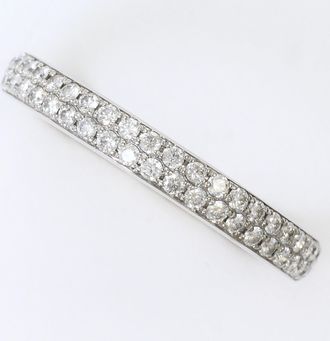 C&A White Gold White Gold (18K) Band Ring (Pre-Owned)