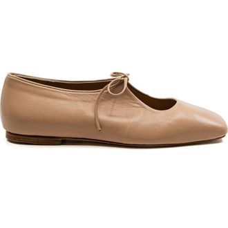Andrea Gomez Amelia Leather Ballet Flat in Blush at Nordstrom, Size 40.5