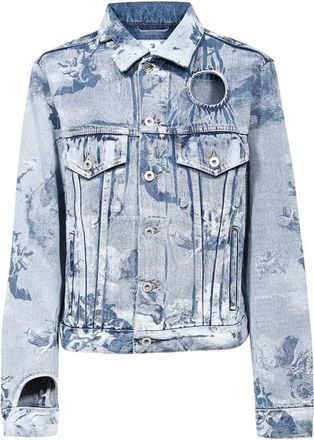 Off-white Denim Jas - Dames - Spijkerjassen - Veelkleurig - S - Denim - Jassen