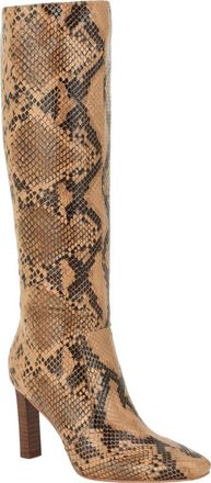 Guess Hartin Knee High Boot in Toast Snake at Nordstrom, Size 7.5
