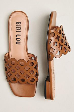 Bibi Lou Cutout Slide Sandals