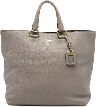 Prada Pre-owned Prada Vitello Daino Open Convertible Tote Ladies 0N9VJRQ7UD6LB7WG