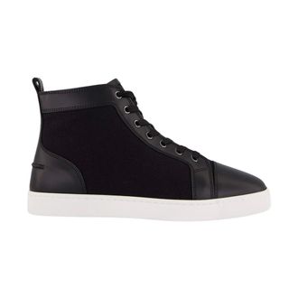 Christian Louboutin Louis High-top Trainers - male - Christian Louboutin - Sneakers - Black - 7 UK - Shoes