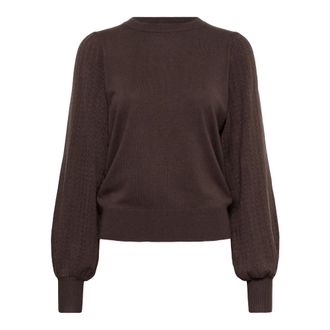 Kaffe Maglieria a girocollo - - Knitwear - Donna - Marrone - XS