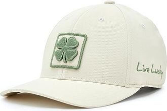Black Clover Boxed In Luck 8 Adjustable Hat Baseball Caps Cream/Olive, Polyester