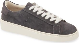 Eleventy Suede Low Top Sneaker in Carbon at Nordstrom, Size 13Us