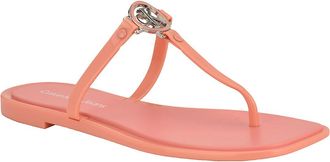 Calvin Klein Womens Womens Ellye Jelly Sandal - Pink - 10