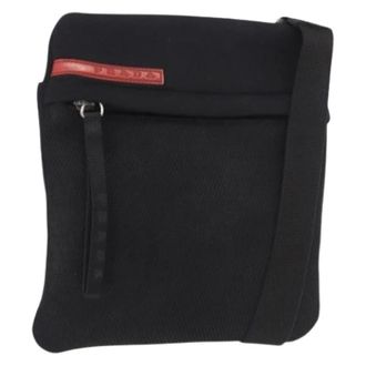 Prada Pre-owned Nylon Shoulder Bag - Dames - Pre-owned - Zwart - Maat: ONE Size Nylon