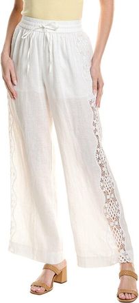 Tyler B&ouml;e Tyler B&ouml;e Elene Crochet Panel Linen Pant
