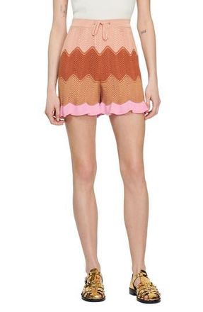 Sandro Capucin Knit Shorts in Multicolore at Nordstrom Rack, Size 4 (Fits Like 10 Us) / 42 Eu