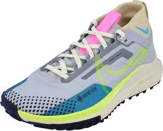 Nike Womens React Pegasus Trail 4 Gore-TEX Sneaker, Wolf Grey/Volt-Stadium Green-Baltic Blue, 6.5 UK