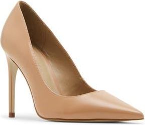 Steve Madden Noir Pointed Toe Pump in Tan Leather at Nordstrom Rack, Size 9.5