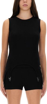 Jean Paul Gaultier Top With Garter Detail