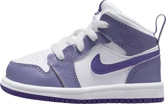 Nike Jordan (TD) Air Jordan 1 Mid Dusty Amethyst White Court Purple DQ8425-500