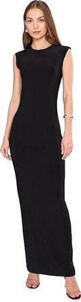Norma Kamali Sleeveless Long Dress Womens Dress Black : XL (Womens 10), Elastane/Polyester