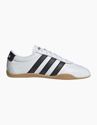 adidas Womens Adidas Womens/Ladies Grand Court Lo Leather Court Shoes - White - Size: 8