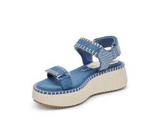 Dolce Vita Debra Womens Sandals Blue Denim : 7.5 M, Textile