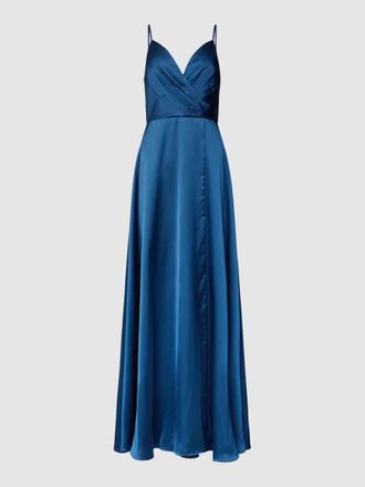 Luxuar Luxuar Regular Fit Abendkleid in Wickel-Optik in Bleu, Gr&ouml;&szlig;e 32