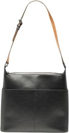 Louis Vuitton Pre-owned Shoulder Bags, female, Gray, Size: ONE SIZE Pre-owned The Sutter