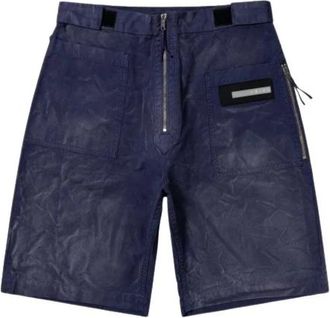 Aries Canvas Walking Short - Heren - Korte Broeken - Blauw - W34 - Katoen - Korte Broeken