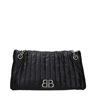 Balenciaga Monaco Umh&auml;ngetasche Damen Leder Schwarz