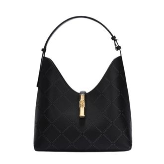 Furla Shoulder Bags, female, Black, Size: ONE SIZE Goccia M Hobo