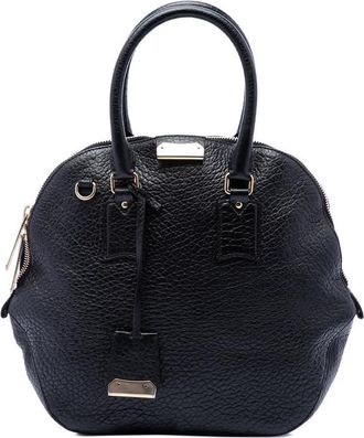 Burberry Pre-owned Burberry Large Grained Calfskin Heritage Orchard Bowling Bag Ladies DB9RS9C7GOE5G633