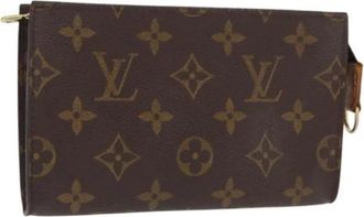 Louis Vuitton Pre-owned Clutches, female, Brown, Size: ONE SIZE Pre-owned Canvas Clutch
