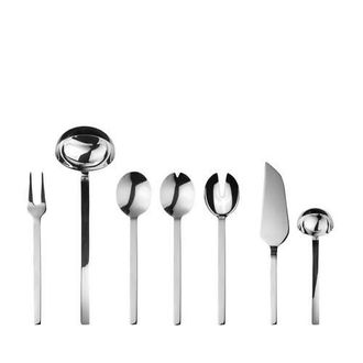 Mepra Stile By Pininfarina Serving Set - 7 Pieces in Silver at Nordstrom
