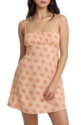 Billabong Dreaming of Sun Mini Sundress in Light Peach at Nordstrom, Size X-Large