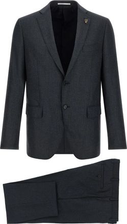 Pal Zileri Lord Suit - Heren - Business pakken - Grijs - XL - Leer - Kostuums