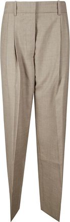 STUDIO NICHOLSON Wide Leg Trousers With Pleats