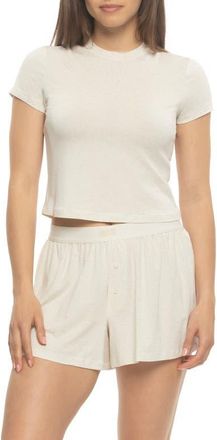 Felina Lena Short Pajamas in Sand at Nordstrom, Size X-Large