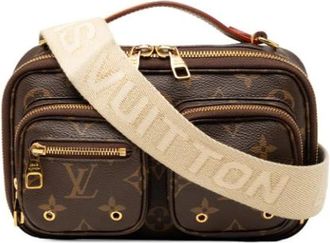 Louis Vuitton Pre-owned Utility Satchel - Dames - Vintage Handtas - Bruin - ONE Size - Leer - Vintage