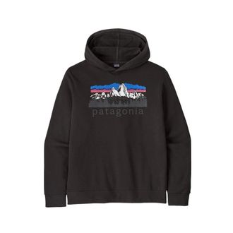 Patagonia Felpa con cappuccio Fitz Roy Foothills Daily - - Sport - Uomo - Nero - M