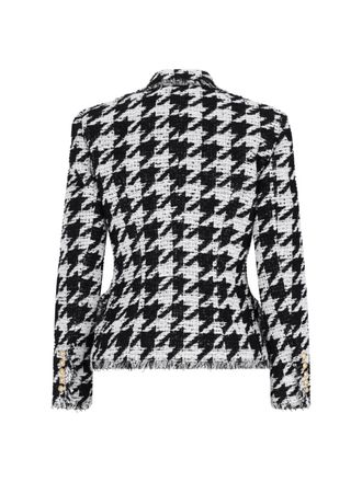 Balmain Womens Jackets White Cotton