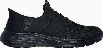 Skechers Mens Skechers GARNER - NEWICK Mens Casual Trainers Black - Size: 10.5