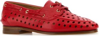 Bally Womens Parcy Loafer Red Leather