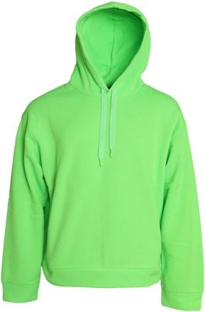 Dolce & Gabbana Neon Groene Hoodie - Heren - Hoodies - Groen - 2XL - Polyester - Hoodies & sweatvesten