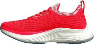 Athletic Propulsion Labs Womens Techloom Zipline Shoes In Magenta/ivory/ribbed