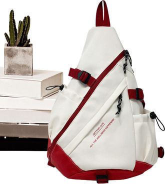 Generic Sling Bag - Casual Shoulder Bag | Sturdy Water Resistant Material with Zipper Compartments, Hands Free Carry for Shopping, Commuting, Travel Daily Use