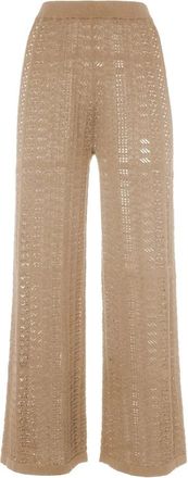 Malo Broeken, Dames, Beige, S, Pantalone