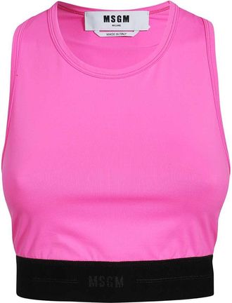 Msgm Logo Sporty Tank-top