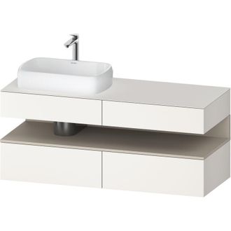 Duravit Qatego Consola Mueble Bajo Lavabo, 2 Extensiones, 2 - Duravit
