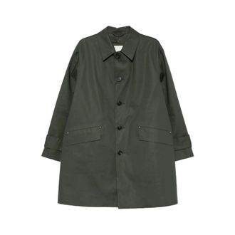 Mackintosh Humbie SL Coat - Heren - Mantels - Groen - Maat: 2XS